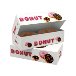 custom logo donut boxes